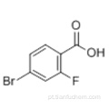 Ácido 4-bromo-2-fluorobenzóico CAS 112704-79-7